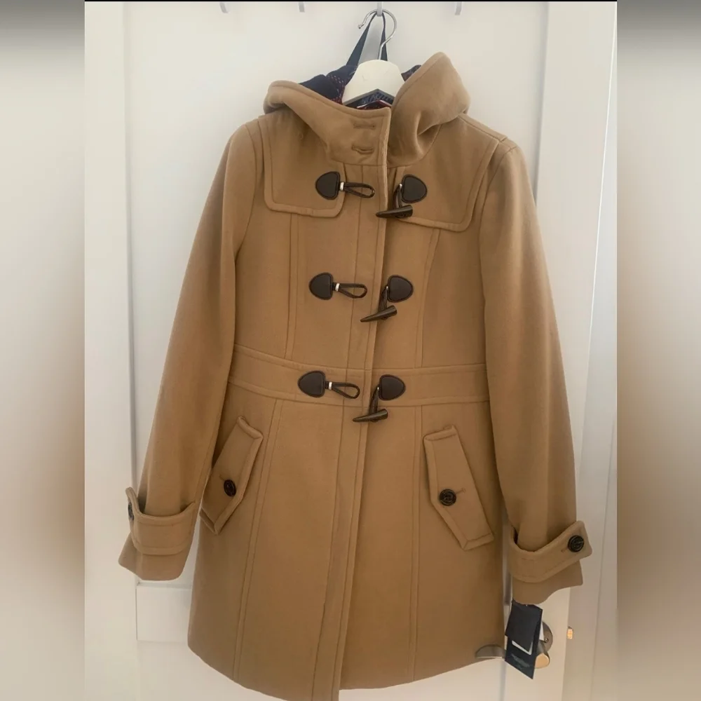 Tommy Hilfiger, Women's Hooded Toggle Walker Coat, Created for Macy's - Picture 8 of 12